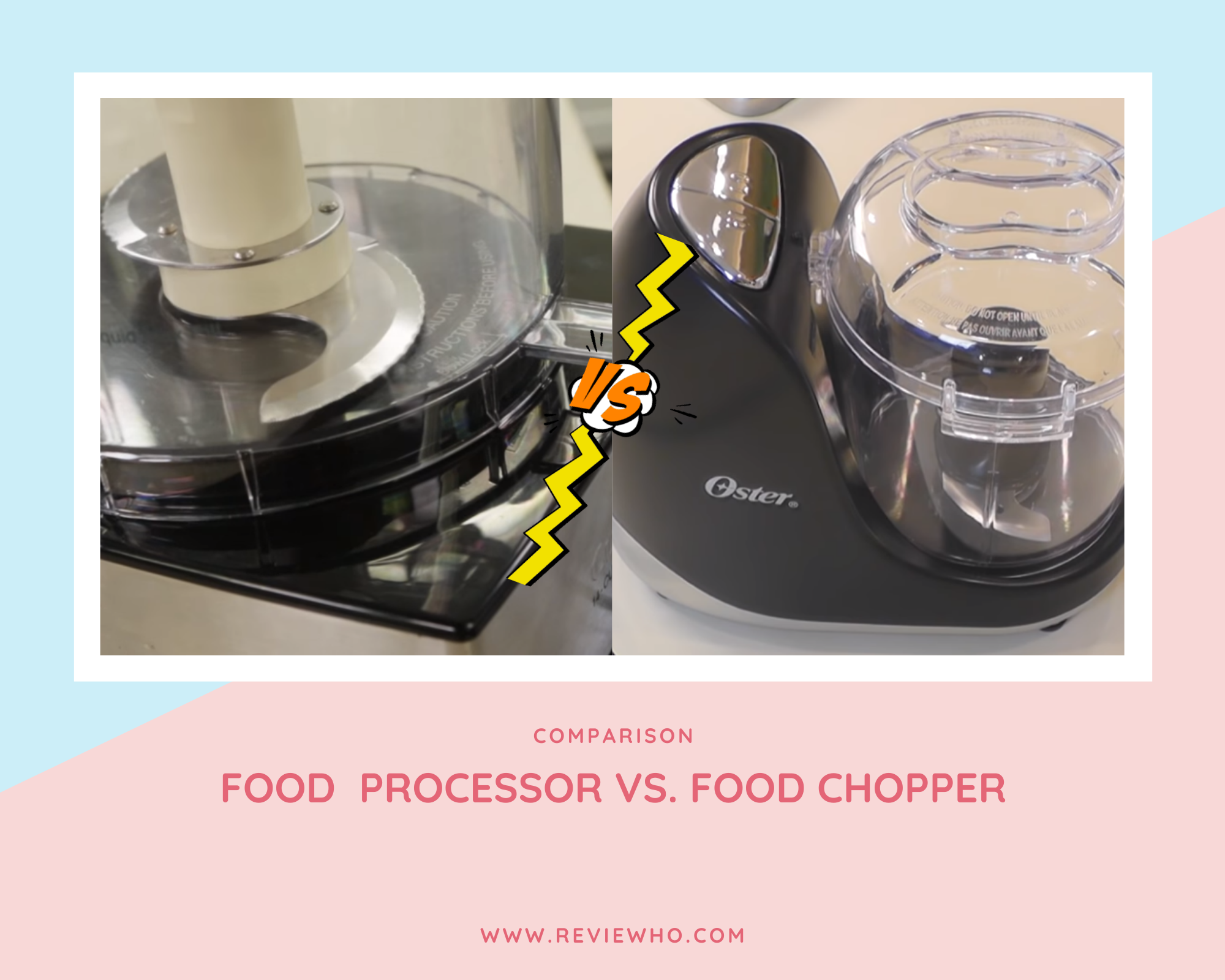 What is the difference Food Processor vs. Food Chopper