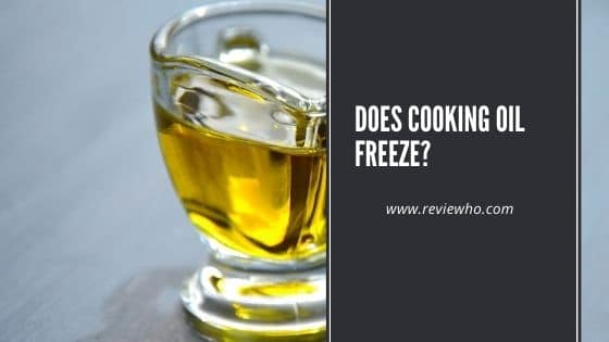 can you freeze cooking oil
