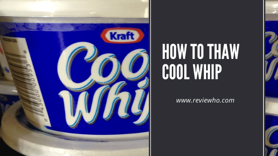 How to Thaw Cool Whip fast