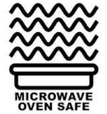 microwave oven safe label