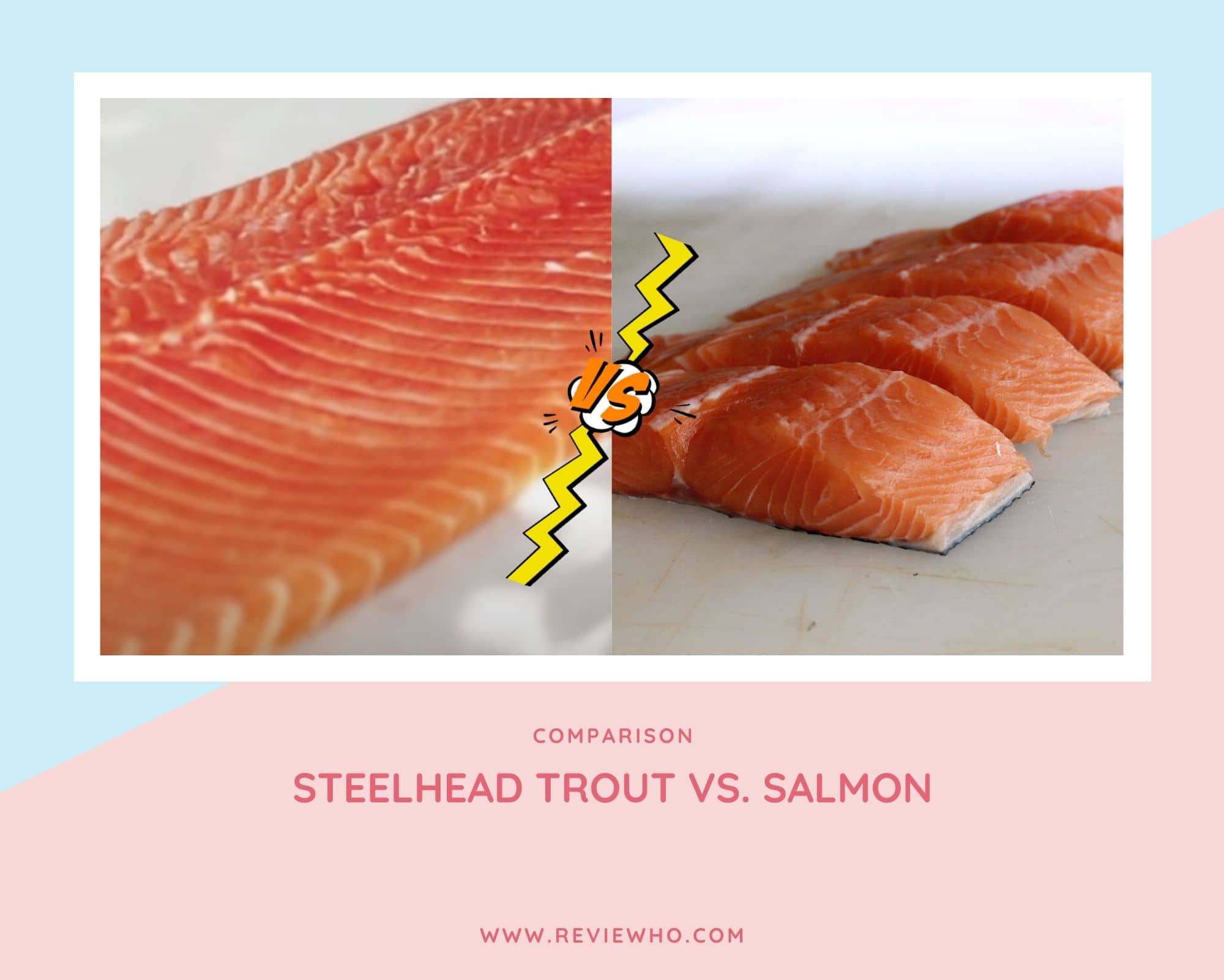 steelhead trout nutrition vs salmon nutrition