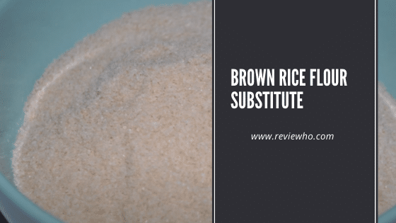 brown rice flour replacement