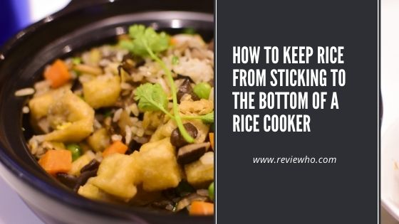 Rice sticking to rice cooker