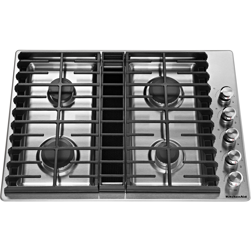 KitchenAid KCGD500GSS 30-Inch Gas Cooktop with Downdraft Review