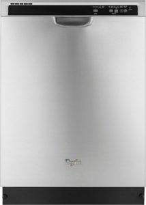 Whirlpool - 24 Tall Tub Built-In Dishwasher - Monochromatic stainless steel