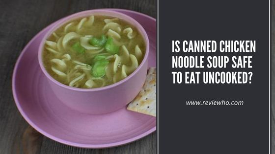 Eat Chicken Noodle Soup Straight From The Can [Explained]