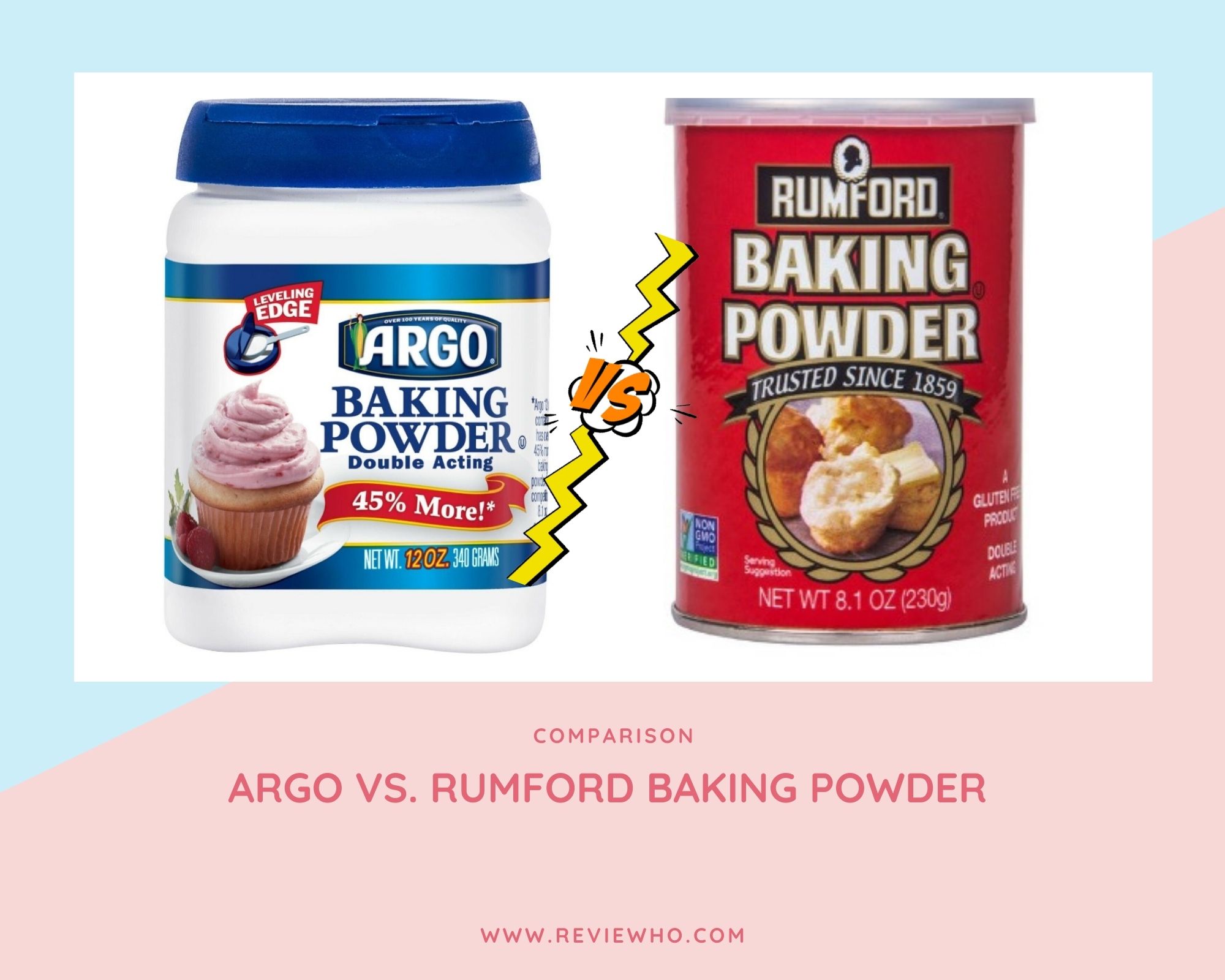 Difference Between Argo And Rumford Baking Powder
