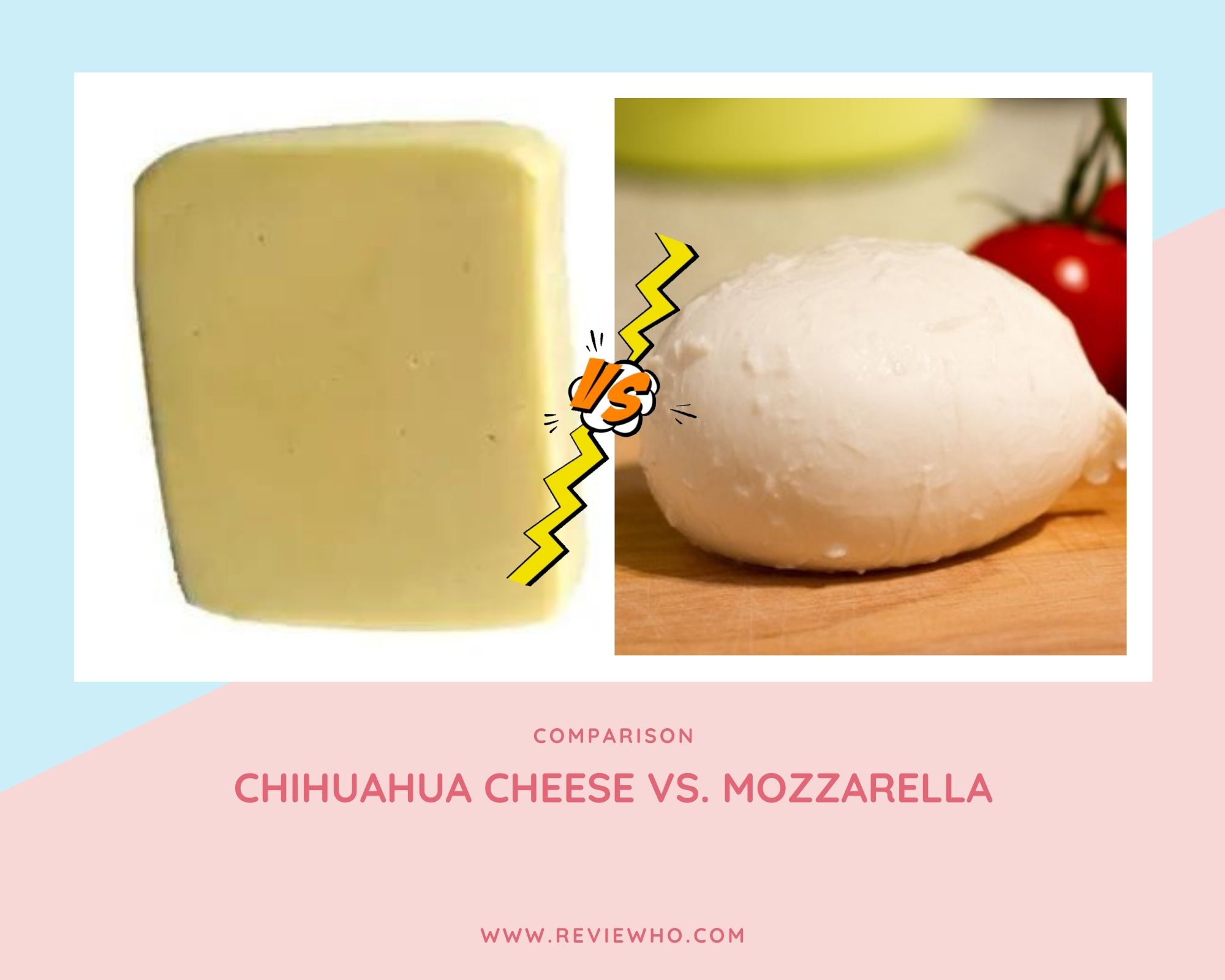 substitute chihuahua cheese for mozzarella