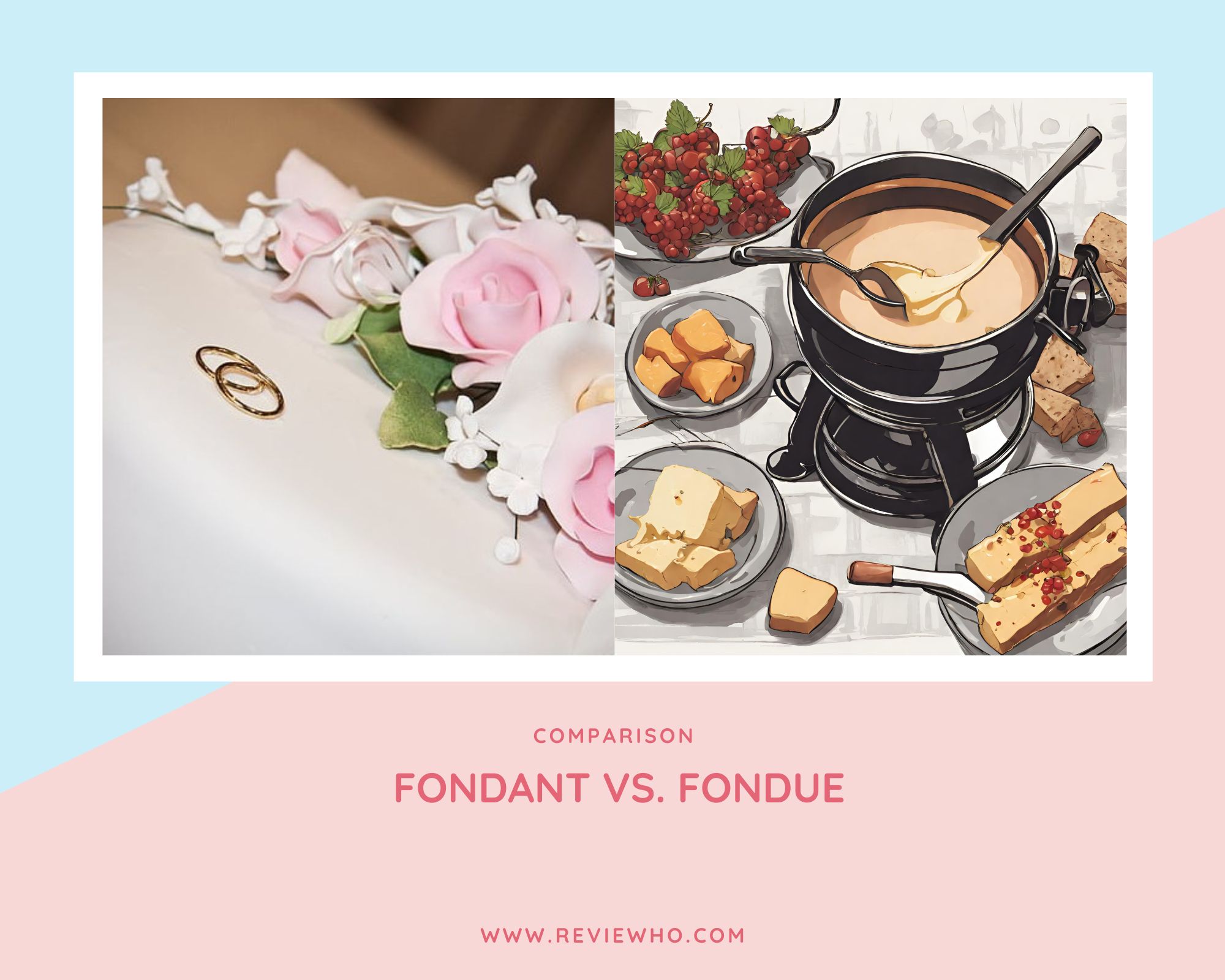Fondant vs Fondue