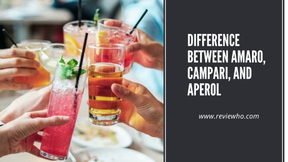 Difference between Amaro Campari and Aperol